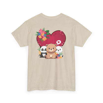 Bears full of love (back) unisex crewneck t-shirt