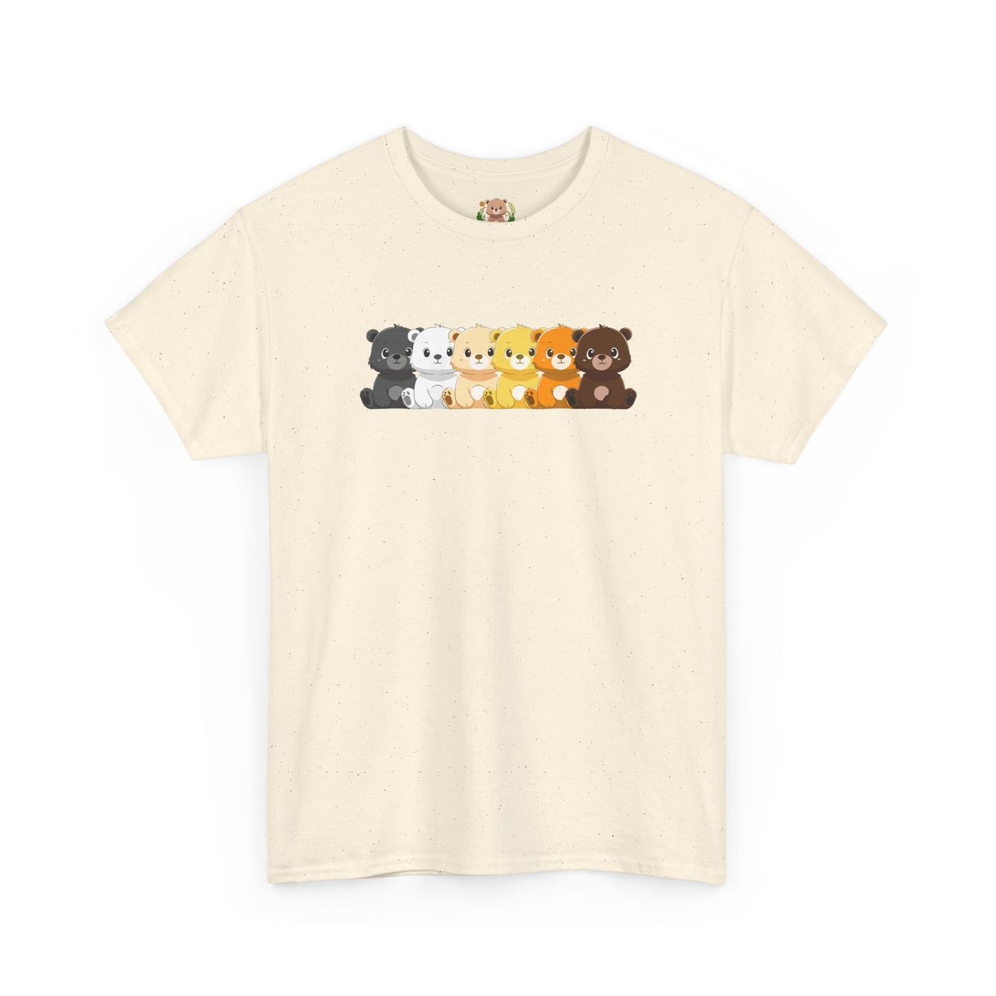 Bear flag hug unisex crewneck t-shirt