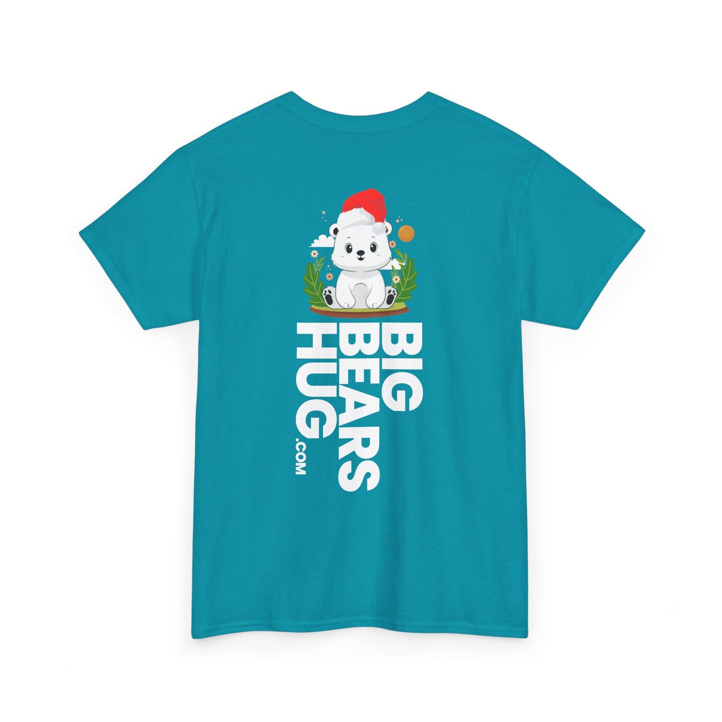 Snojo bear hug (back) Christmas unisex crewneck t-shirt