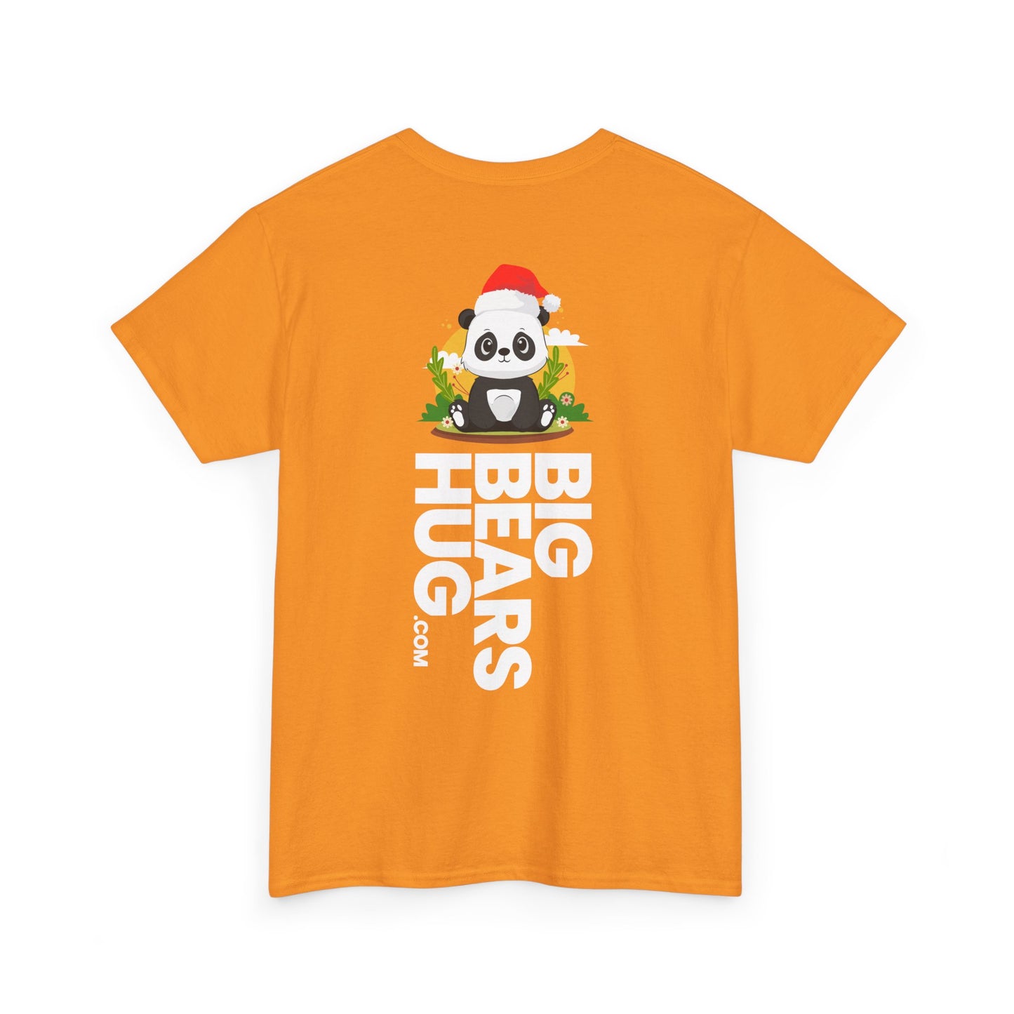 Macho bear hug (back) Christmas unisex crewneck t-shirt