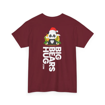 Macho bear hug (back) Christmas unisex crewneck t-shirt