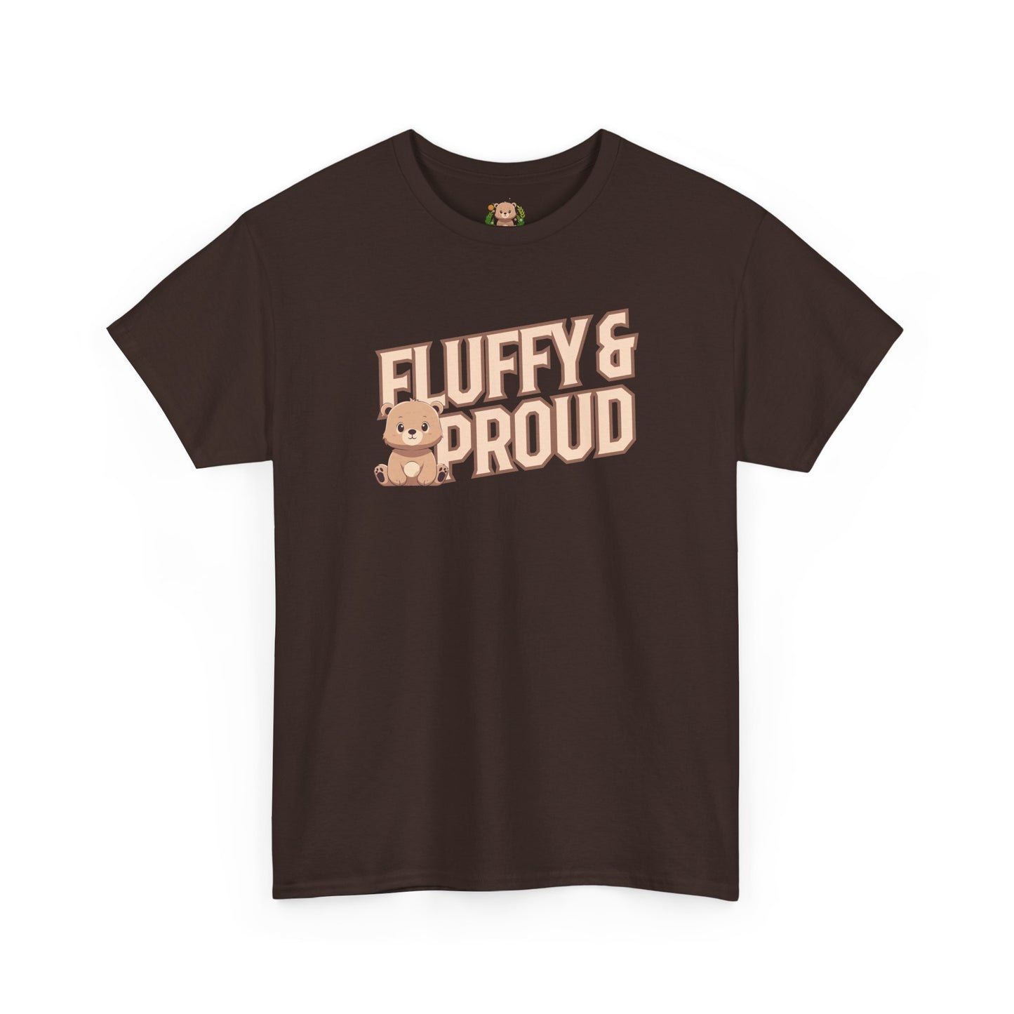 Fluffy and proud Pancha bear unisex crewneck t-shirt